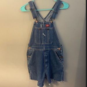 DICKIES distressed overalls